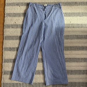 Sonderhaus blue gingham Perfect Pant